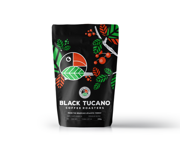 Assinatura Café Black Tucano Premium Blend Torrado e Moído 250g