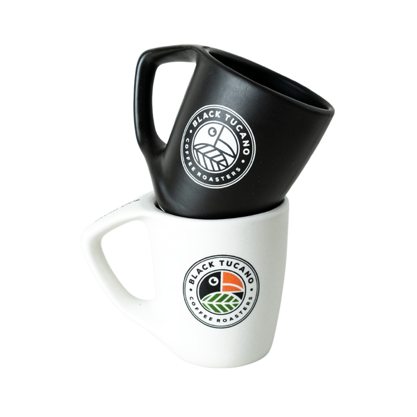 Kit de Canecas Cappuccino Black Tucano – Branca e Preta 170 ml