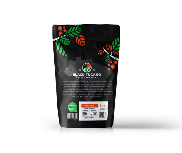 Café Black Tucano Premium Blend Torrado e em Grãos 250g